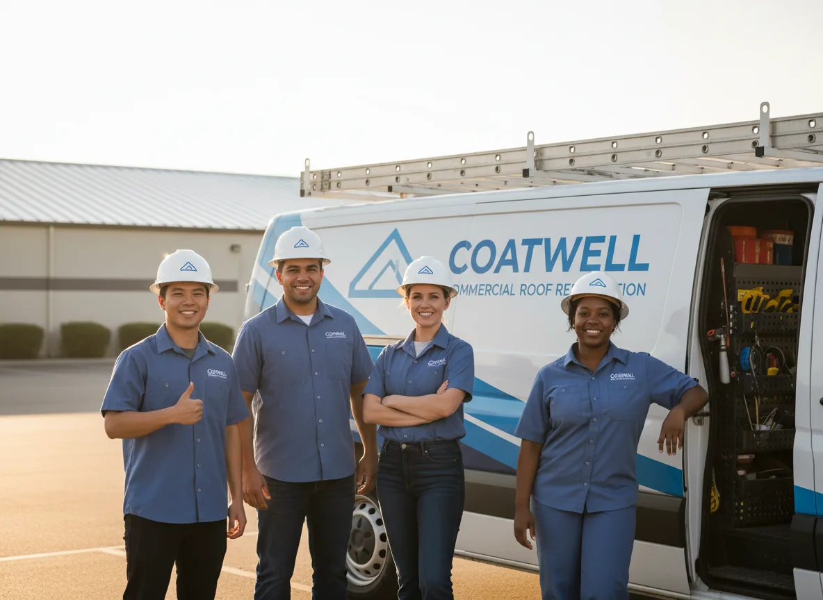 Commercial roof coating company in Texico, IL